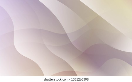Wavy Background. For Your Design Wallpaper, Presentation, Banner, Flyer, Cover Page, Landing Page. Vector Illustration with Color Gradient