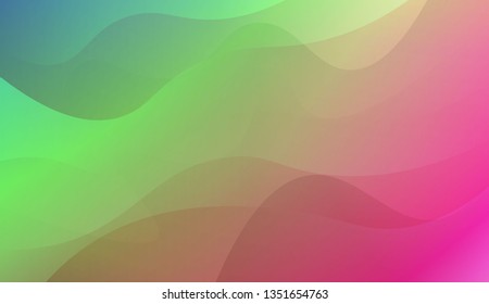 Wavy Background. For Your Design Wallpaper, Presentation, Banner, Flyer, Cover Page, Landing Page. Vector Illustration with Color Gradient