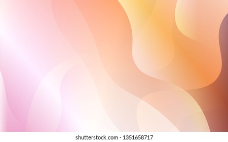 Wavy Background. For Your Design Wallpaper, Presentation, Banner, Flyer, Cover Page, Landing Page. Vector Illustration with Color Gradient