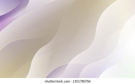 Wavy Background. For Your Design Wallpaper, Presentation, Banner, Flyer, Cover Page, Landing Page. Vector Illustration with Color Gradient