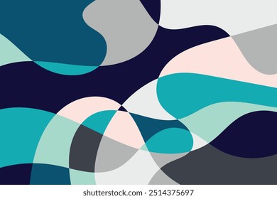 Banner ondulado abstrato fundo vetor ilustração. fundo colorido.