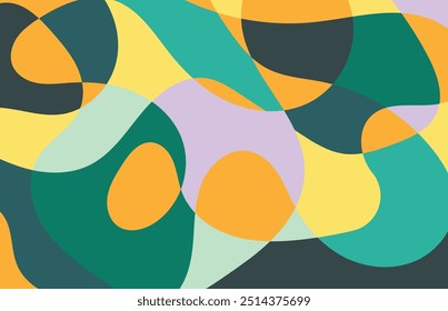Wavy banner abstract background vector illustration. colorful background.