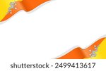 wavy bhutan flag vector background with copy space for text. bhutan national day
