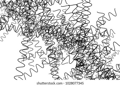 Wavy, billowy, flowing lines abstract pattern. Waving lines texture.