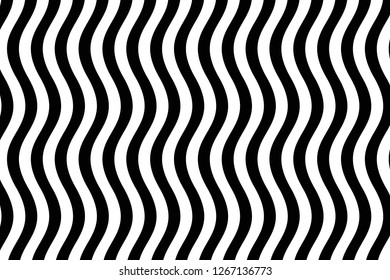 Wavy, billowy, flowing lines abstract pattern. Waving lines texture.