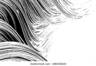 Wavy, billowy, flowing lines abstract pattern. Waving lines texture. Vector illustration. EPS10.