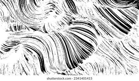 Wavy, billowy, flowing lines abstract pattern. Waving lines texture. Vector illustration. EPS10.