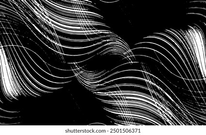 Wavy, billowy, flowing lines abstract pattern. Waving lines texture. Vector illustration. EPS10.