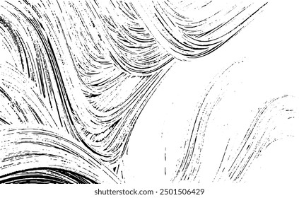 Wavy, billowy, flowing lines abstract pattern. Waving lines texture. Vector illustration. EPS10.