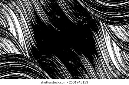 Wavy, billowy, flowing lines abstract pattern. Waving lines texture. Vector illustration. EPS10.