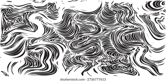  abstracto líneas onduladas