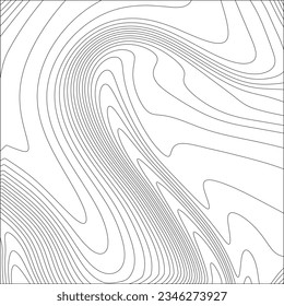 Wavy black lines background pattern