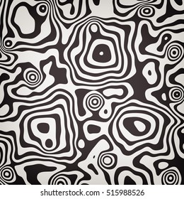 Wavy black and orange stripes. Abstract background. Zebra print.Â 
