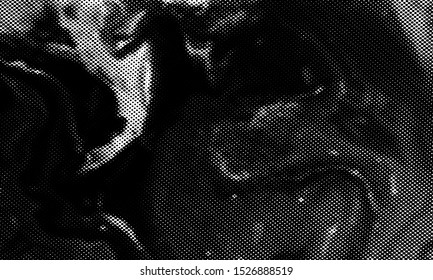 Wavy Black and white dotted pattern. Abstract on background with  
Halftone effect. Vector illustration. - Vector