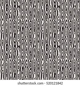 Wavy black and white stripes. Seamless abstract background. Zebra print.
