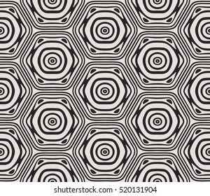 Wavy black and white stripes. Seamless abstract background. Zebra print.
