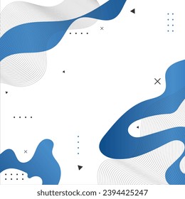 Wavy blauer Hintergrund, Kopienraum 