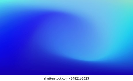Wavy blue gradient mesh backgound nice for wallpaper or banner
