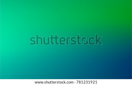 Wavy Blue and Green Gradient