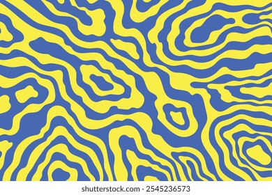 Líneas curvas onduladas y audaces y adorno de garabatos. trazos de pincel Vector sin patrón. Fondo de pantalla colorido.	