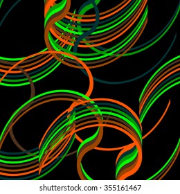 wavy bright background