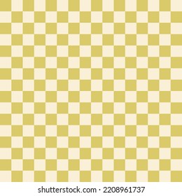 Wavy Checkerboard Seamless Pattern for Fabric
