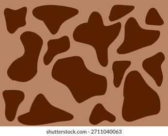 Wavy chocolate background. chocolate drops. wavy background concept. Melted brown background.