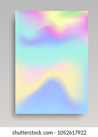 Wavy cold colored gradient backdrop. Smooth organic volume.