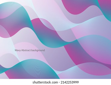 Wavy color Abstract background,Wavy background,line smooth abstract backdrop,design graphic network
