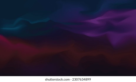 wavy color background design. Fluid gradient shapes composition. Futuristic design posters. 