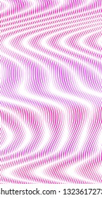 Wavy colored abstract background with linear fluid structure.. Can be used as design of mobile applications, websites, accessories for phones and tablet, page, image for blog. Vector illustration.