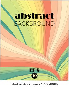 wavy colorful abstract background