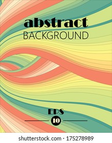wavy colorful abstract background