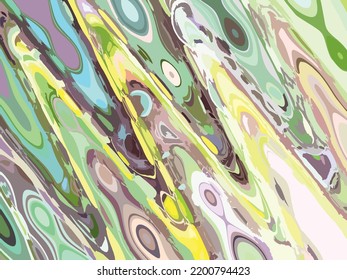 Wavy colorful background for textiles or fabrics. Vibrant seamless pattern for old fashion, scrapbooking, textures, interior, covers, prints, wallpaper, etc. Ripples - colored rhythmic bursts