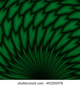 Wavy colorful silk.Green peacock's tail.Abstract marble background, futuristic fabric.Texture for design concepts, wallpapers, presentations, web and prints. Vector illustration.