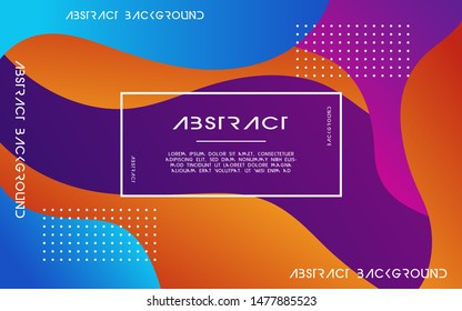 wavy colorful textured background with mixing purple blue orange.