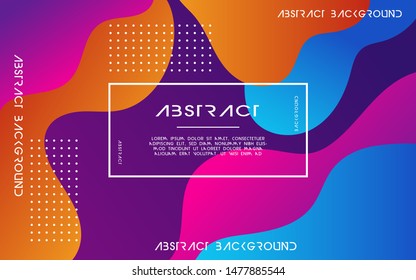 wavy colorful textured background with mixing purple blue orange.