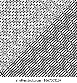 Wavy, criss-cross, zig-zag, curvy lines, abstract geometric grid, mesh background / pattern pr textuer