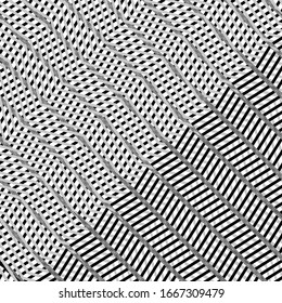 Wavy, criss-cross, zig-zag, curvy lines, abstract geometric grid, mesh background / pattern pr textuer