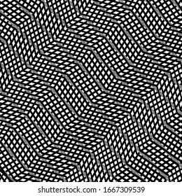 Wavy, criss-cross, zig-zag, curvy lines, abstract geometric grid, mesh background / pattern pr textuer