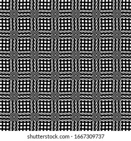 Wavy, criss-cross, zig-zag, kurvenreiche Linien, abstraktes geometrisches Gitter, Maschenhintergrund / Muster pr Textuer