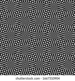 Wavy, criss-cross, zig-zag, curvy lines, abstract geometric grid, mesh background / pattern pr textuer