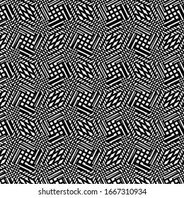 Wavy, criss-cross, zig-zag, curvy lines, abstract geometric grid, mesh background / pattern pr textuer