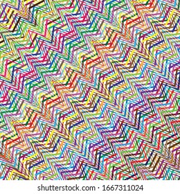 Wavy, criss-cross, zig-zag, curvy lines, abstract geometric grid, mesh background / pattern pr textuer