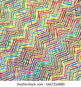 Wavy, criss-cross, zig-zag, curvy lines, abstract geometric grid, mesh background / pattern pr textuer