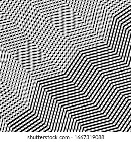 Wavy, criss-cross, zig-zag, curvy lines, abstract geometric grid, mesh background / pattern pr textuer