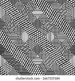 Wavy, criss-cross, zig-zag, curvy lines, abstract geometric grid, mesh background / pattern pr textuer