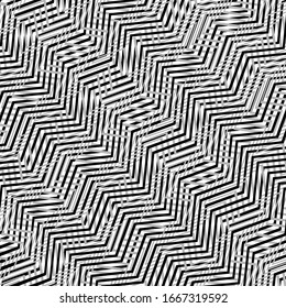 Wavy, criss-cross, zig-zag, curvy lines, abstract geometric grid, mesh background / pattern pr textuer