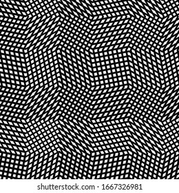 Wavy, criss-cross, zig-zag, curvy lines, abstract geometric grid, mesh background / pattern pr textuer