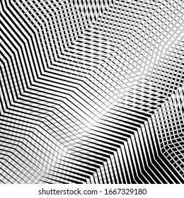 Onda, cruz, zig-zag, líneas curvas, cuadrícula geométrica abstracta, fondo de malla / patrón por textualidad